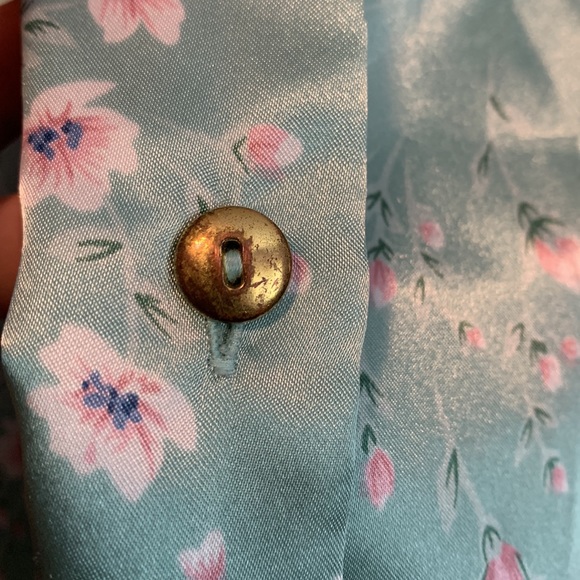 Vintage Jessica Button down duster/ sleep top - Picture 5 of 9